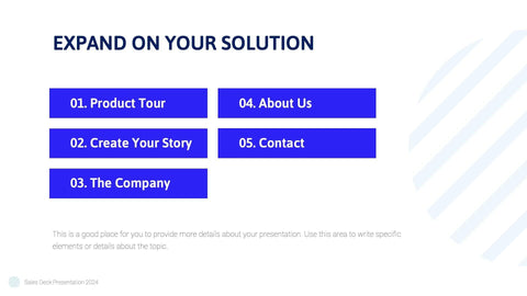 Sales-Deck Slides Blue Light Gray Gradient and Professional Presentation Sales Deck Template S11022201 powerpoint-template keynote-template google-slides-template infographic-template
