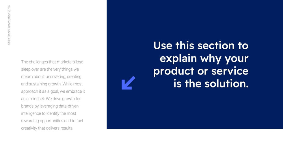 Sales-Deck Slides Green Dark Blue Clean and Professional Presentation Sales Deck Template S11022201 powerpoint-template keynote-template google-slides-template infographic-template