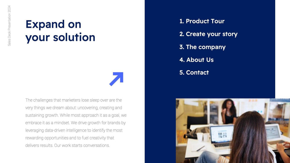 Sales-Deck Slides Green Dark Blue Clean and Professional Presentation Sales Deck Template S11022201 powerpoint-template keynote-template google-slides-template infographic-template