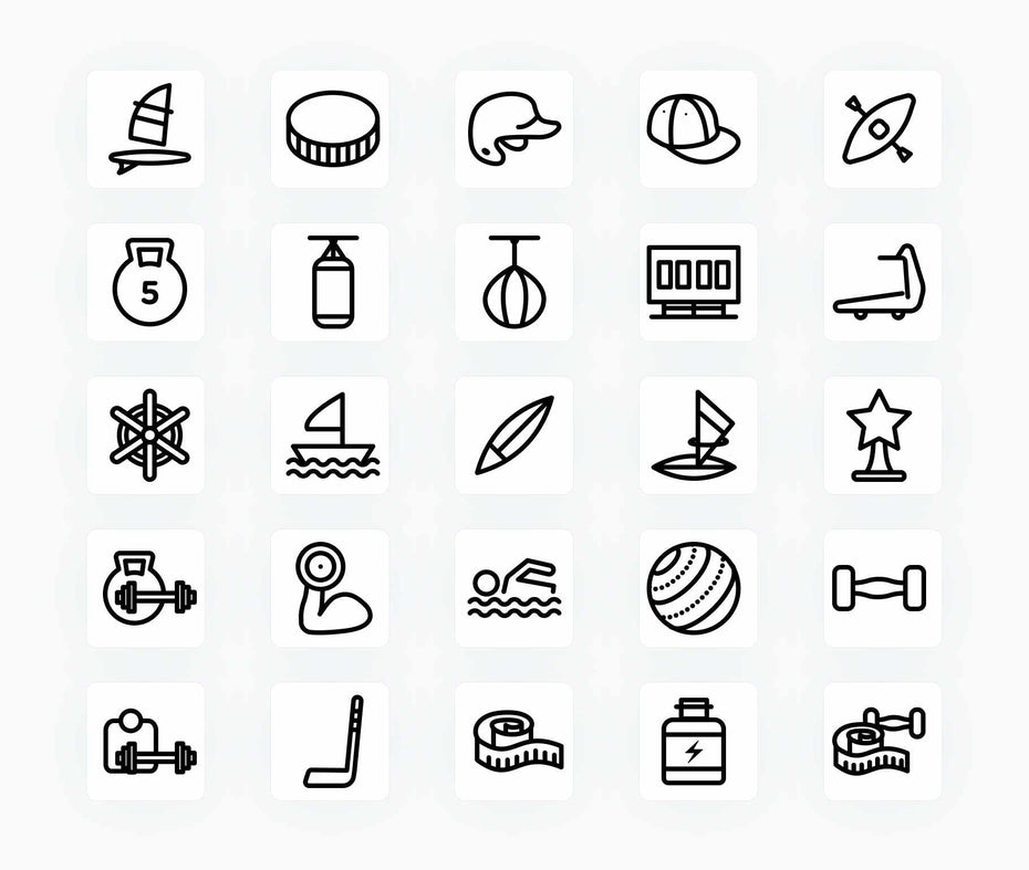 Sport-Outline-Vector-Icons Icons Sport Outline Vector Icons S12162103 powerpoint-template keynote-template google-slides-template infographic-template