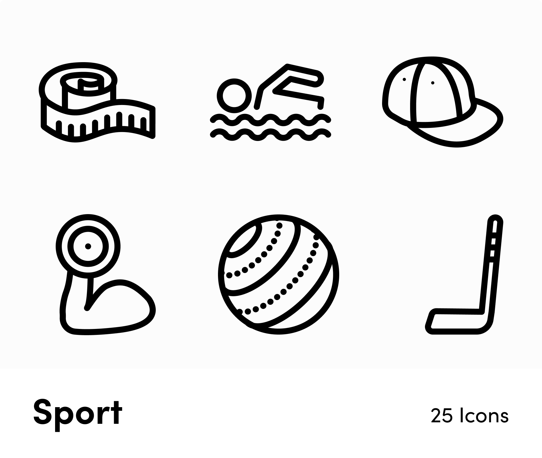 Sport-Outline-Vector-Icons Icons Sport Outline Vector Icons S12162103 powerpoint-template keynote-template google-slides-template infographic-template