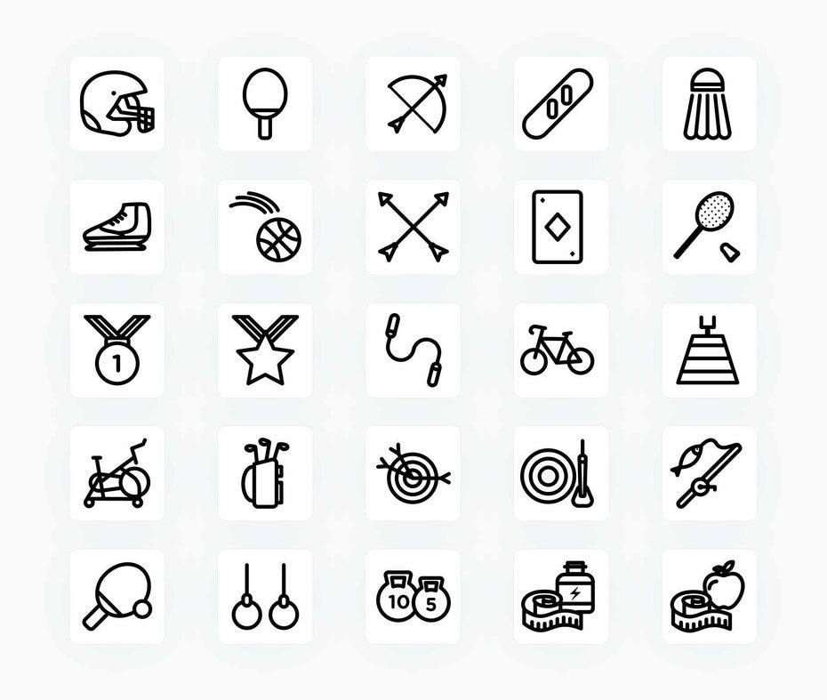 Sport-Outline-Vector-Icons Icons Sport Outline Vector Icons S12162104 powerpoint-template keynote-template google-slides-template infographic-template