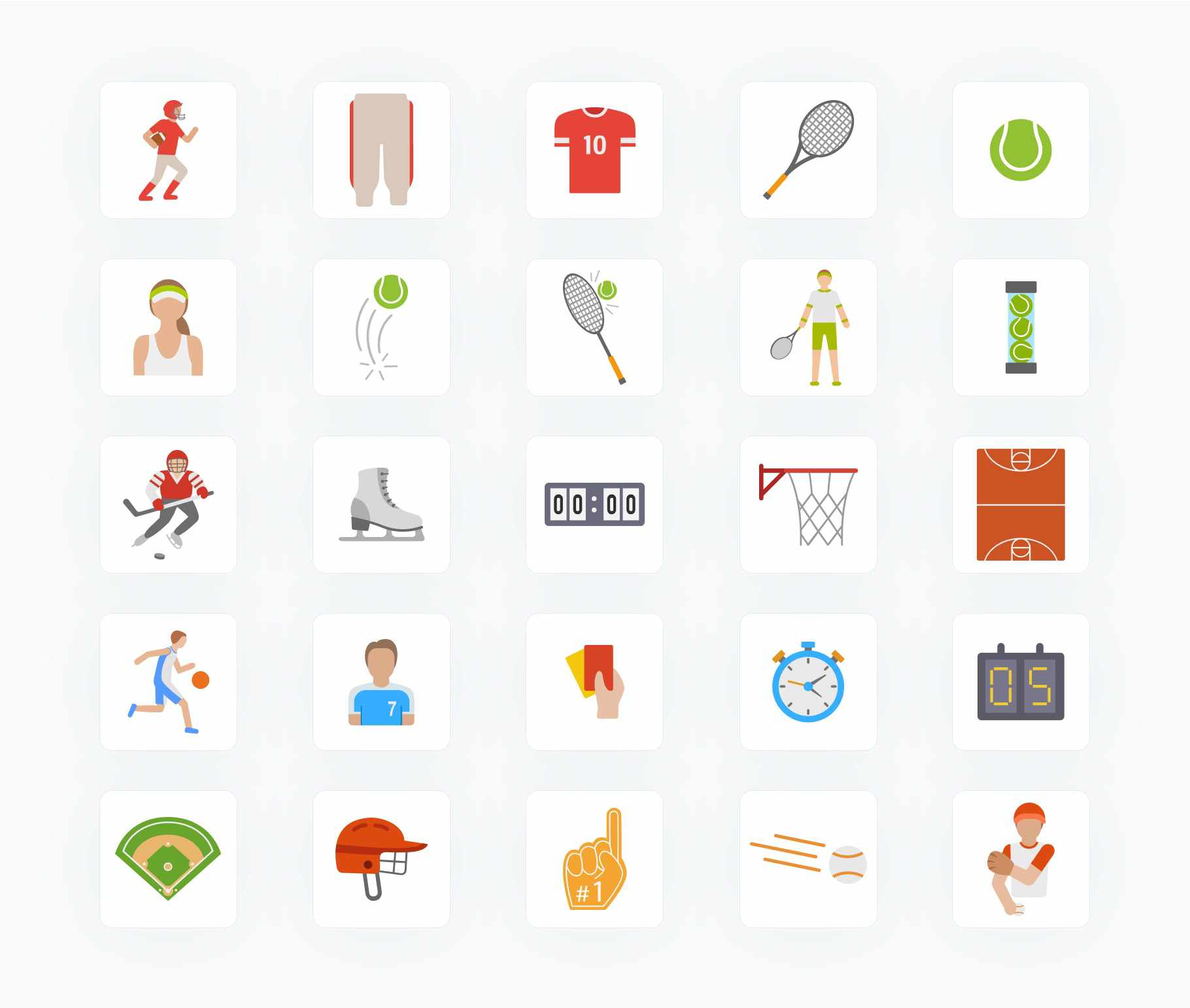 Sport-Vector-Icons Icons Sport Vector Icons S12092104 powerpoint-template keynote-template google-slides-template infographic-template