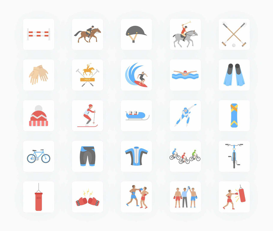 Sports-Flat-Vector-Icons Icons Sports Flat Vector Icons S01142201 powerpoint-template keynote-template google-slides-template infographic-template