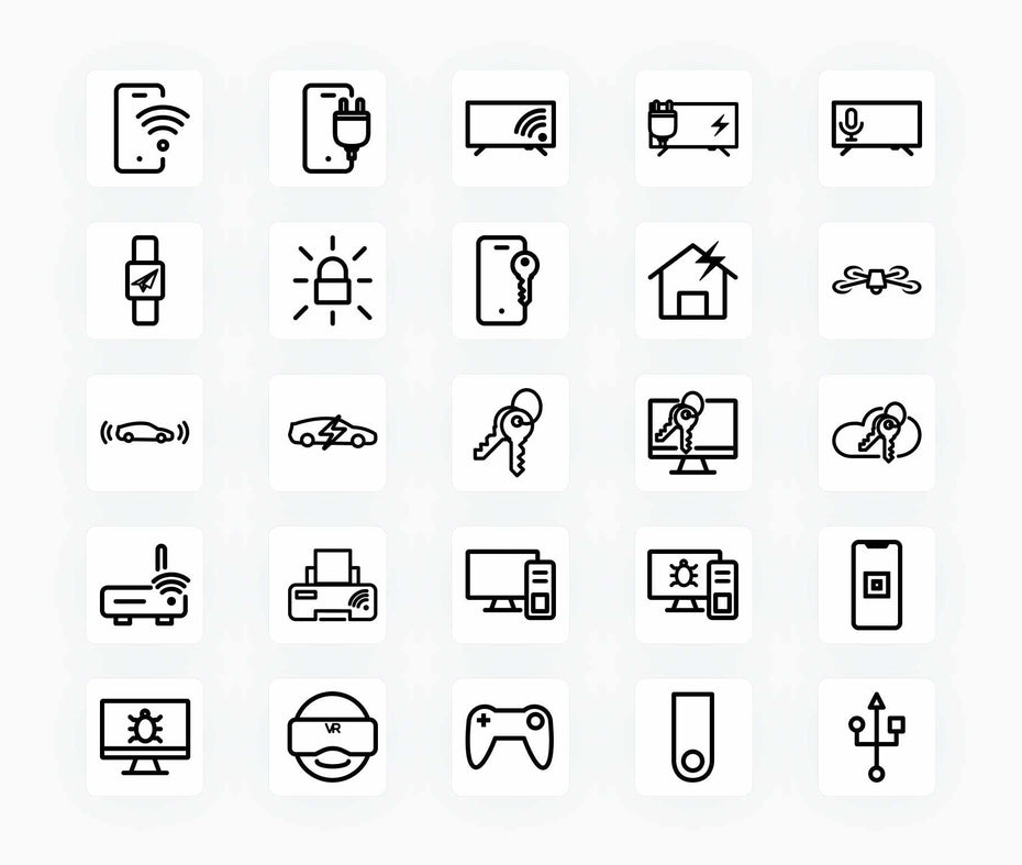 Technology-Outline-Vector-Icons Icons Technology Outline Vector Icons S12162102 powerpoint-template keynote-template google-slides-template infographic-template