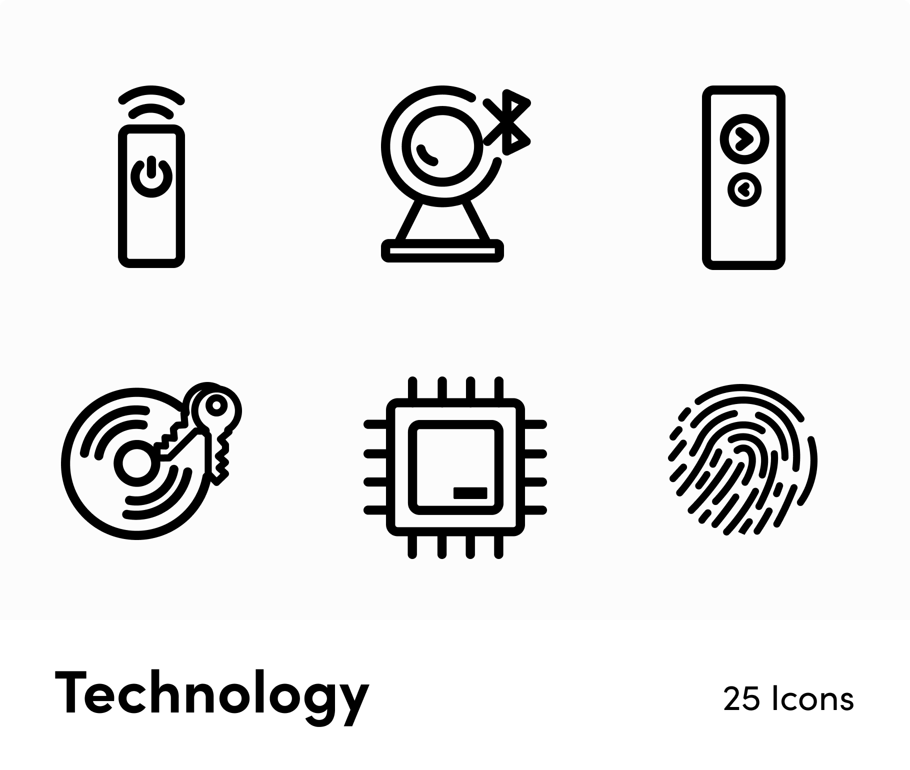 Technology-Outline-Vector-Icons Icons Technology Outline Vector Icons S12162103 powerpoint-template keynote-template google-slides-template infographic-template