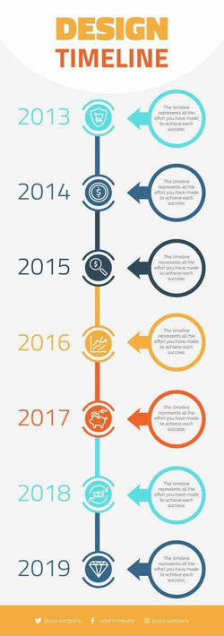 Timeline Infographics V6-Timeline-Powerpoint-Keynote-Google-Slides-Adobe-Illustrator-Infografolio