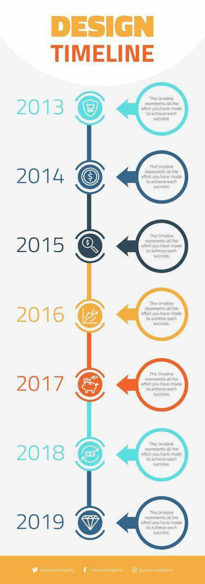 Timeline Infographics V6-Timeline-Powerpoint-Keynote-Google-Slides-Adobe-Illustrator-Infografolio