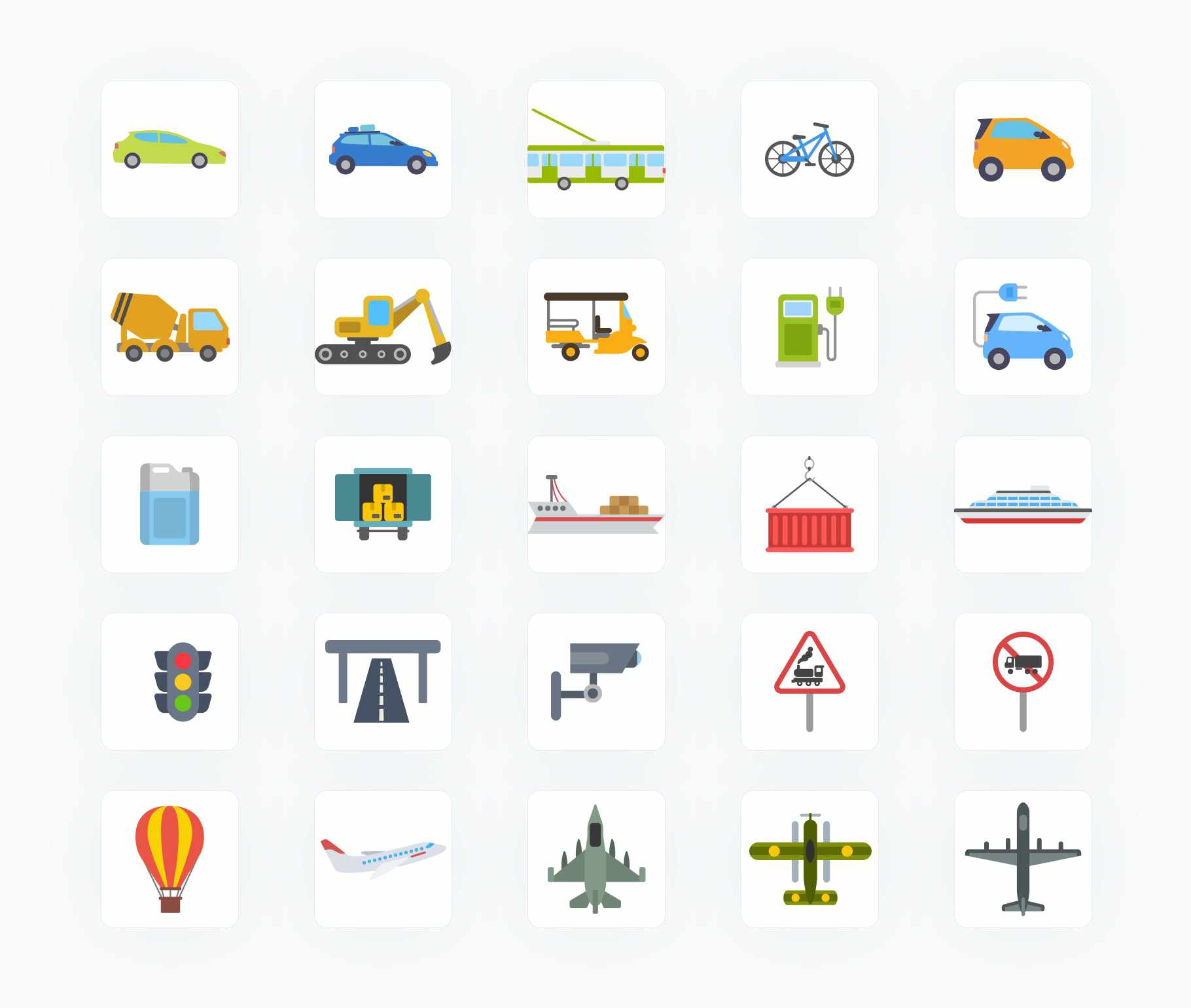 Transportation-Vector-Icons Icons Transportation Vector Icons S12092101 powerpoint-template keynote-template google-slides-template infographic-template