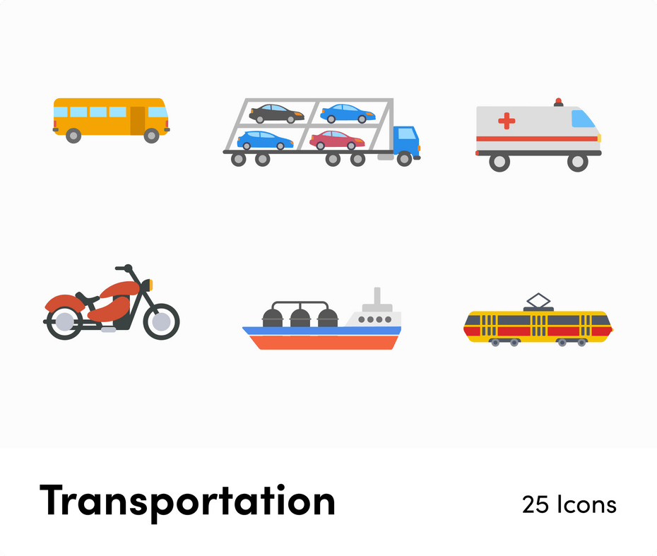 Transportation-Vector-Icons Icons Transportation Vector Icons S12092103 powerpoint-template keynote-template google-slides-template infographic-template