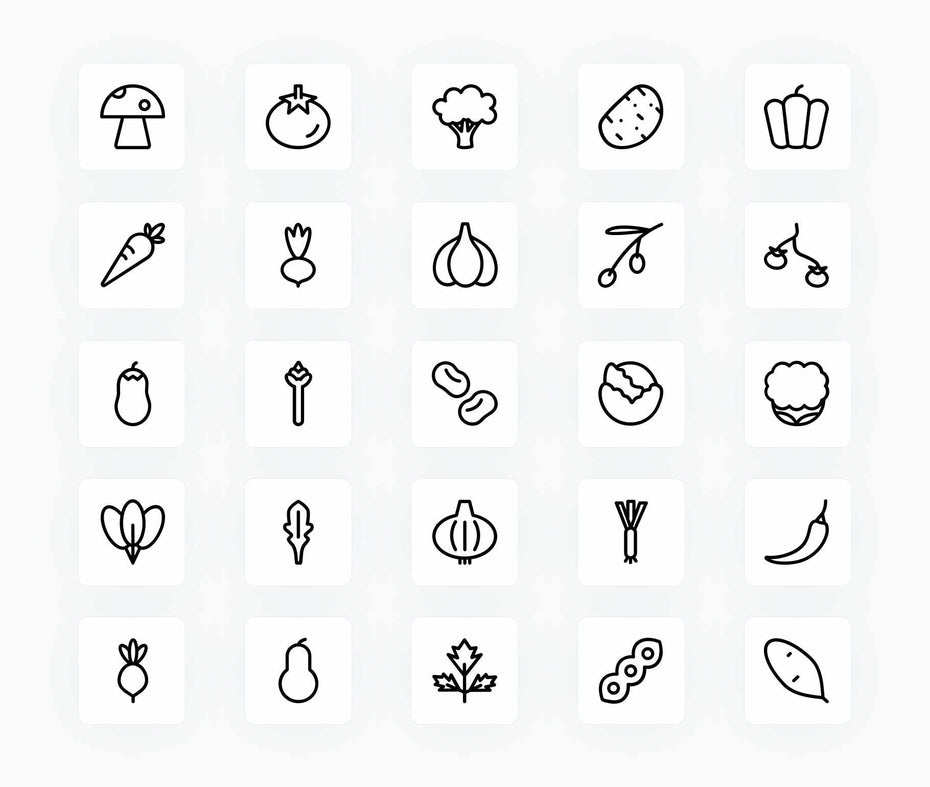 Vegetables-Outline-Vector-Icons Icons Vegetables Outline Vector Icons S12222102 powerpoint-template keynote-template google-slides-template infographic-template