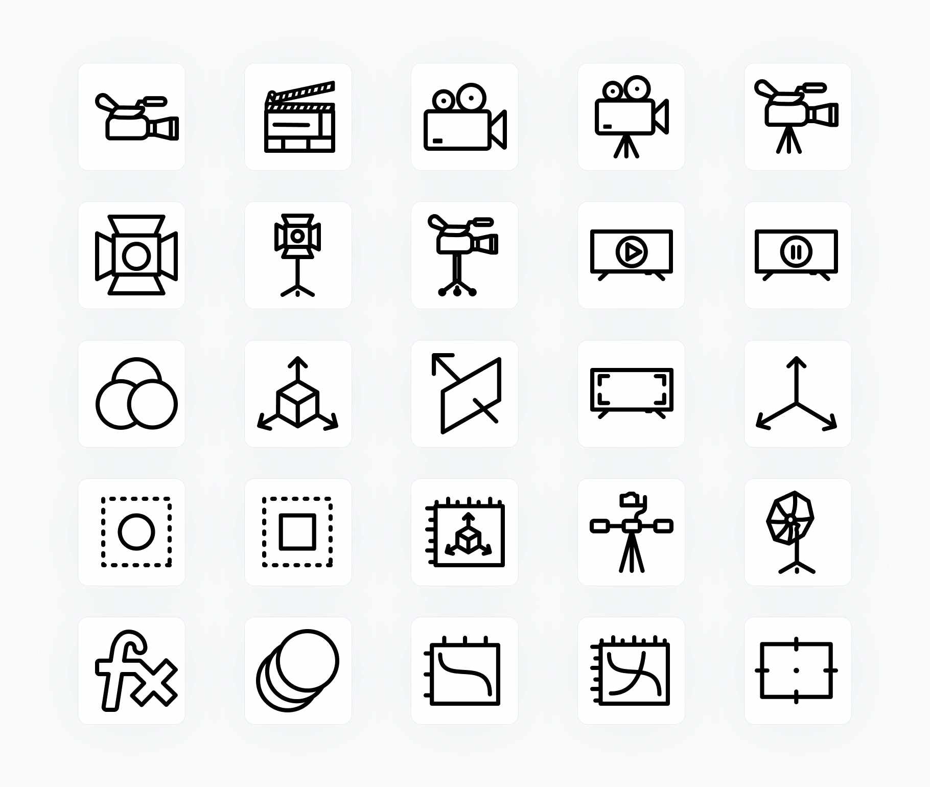 Video-Outline-Vector-Icons Icons Video Outline Vector Icons S12162101 powerpoint-template keynote-template google-slides-template infographic-template