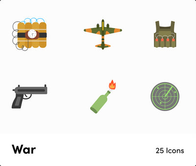 War-Flat-Vector-Icons Icons War Flat Vector Icons S01142202 powerpoint-template keynote-template google-slides-template infographic-template