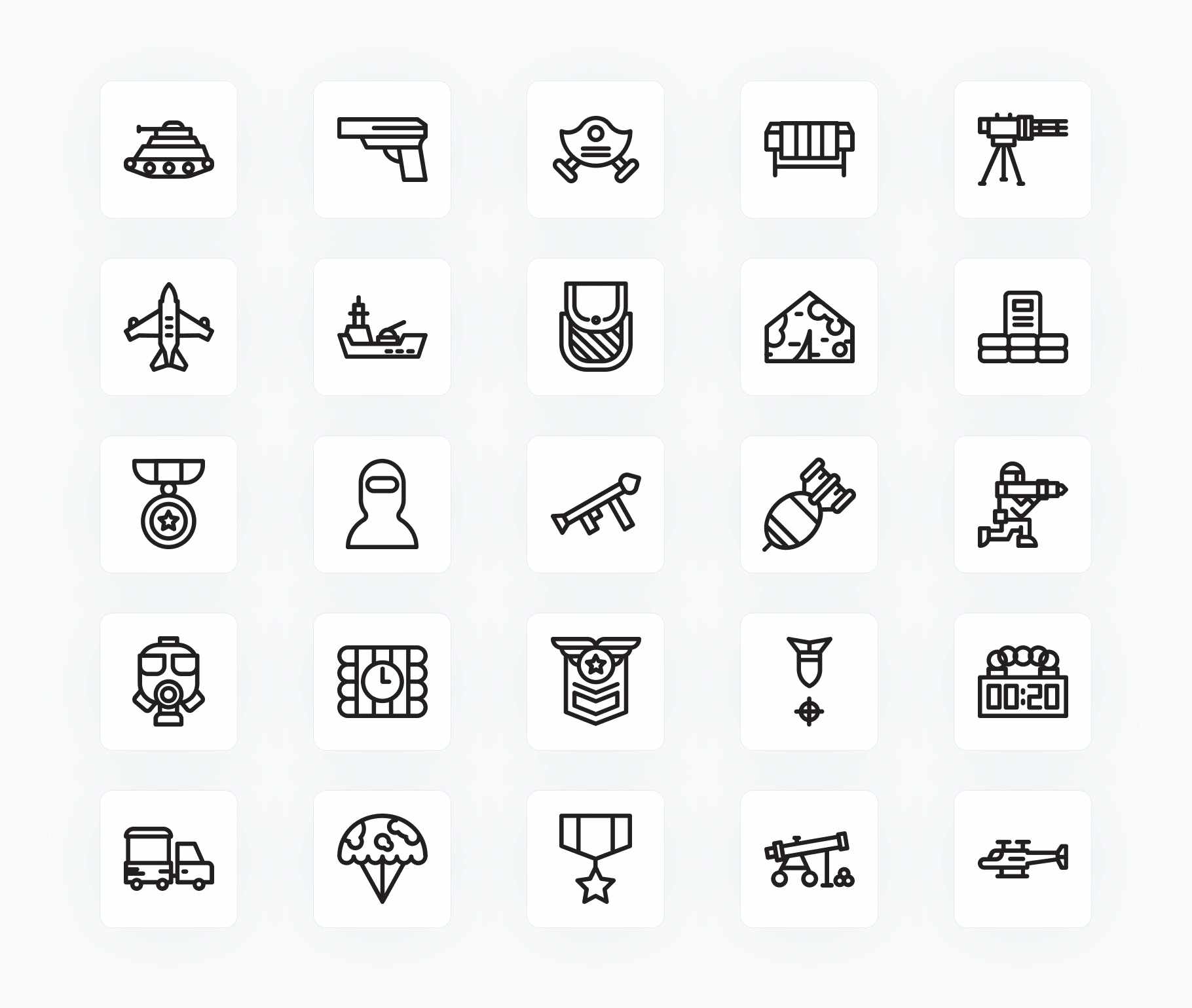 War-Outline-Vector-Icons Icons War Outline Vector Icons S12222102 powerpoint-template keynote-template google-slides-template infographic-template