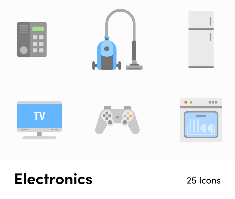 Wedding-Flat-Vector-Icons Icons Electronics Flat Vector Icons S02142201 powerpoint-template keynote-template google-slides-template infographic-template